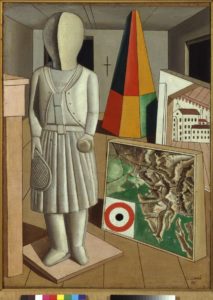 Carlo Carrà, La musa metafisica, 1917 Carlo Carrà, La musa metafisica, 1917