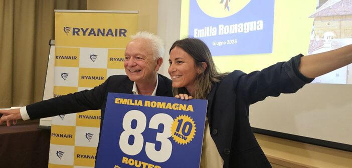 Ryanair annuncia il più grande operativo estivo di sempre in Emilia-Romagna per il 2026